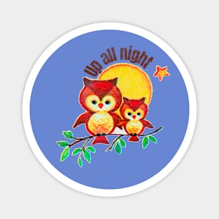 Night owls Magnet